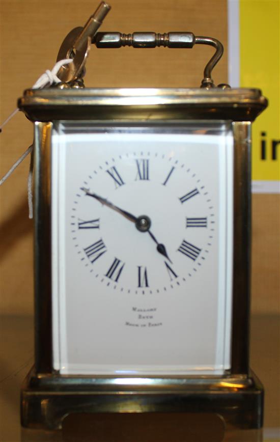 Brass carriage clock(-)